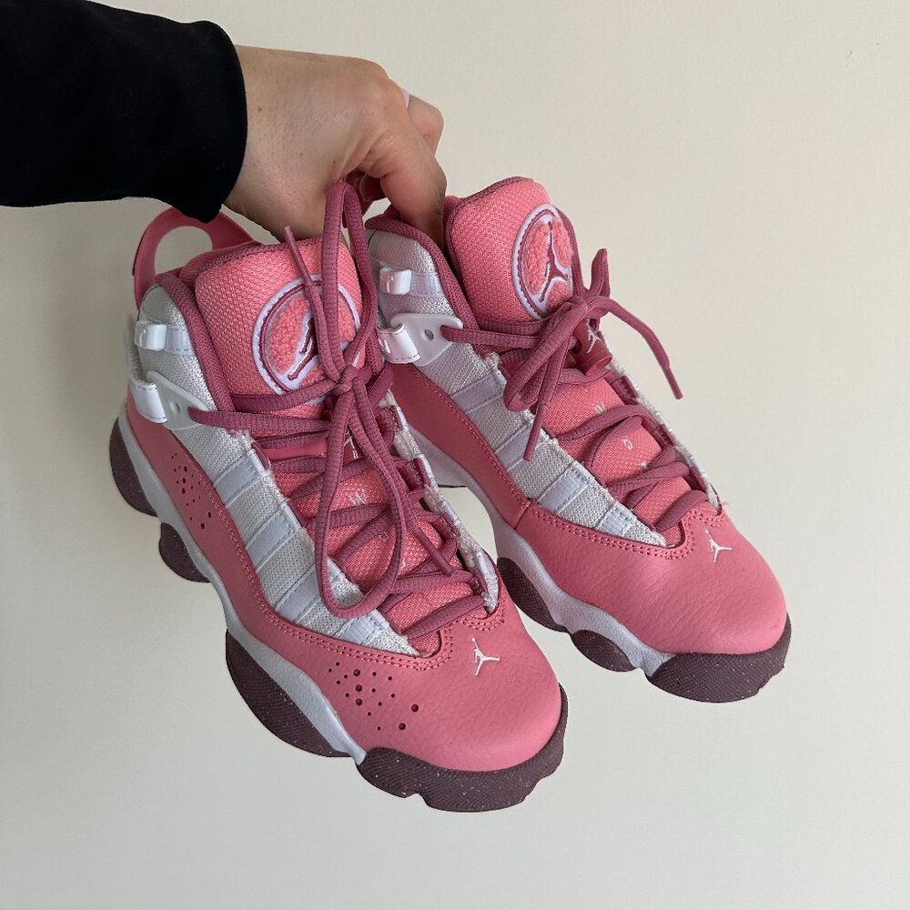 Jordan Jordan 6 Rings Pink and White Kids 3.5 Y